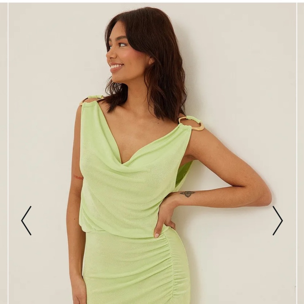 Ring detail maxi dress
